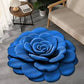 سجادة أنيقة بتصميم زهور لغرفة النوم والحمام وغرفة المعيشة Tapis de sol en boue de diatomée imprimé Floral 3D