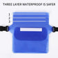 Pochette étanche pour la natation avec ceinture ajustable et protection tactile pour téléphone portable حقيبة سباحة مقاومة للماء مع حزام خصر قابل للتعديل، وغطاء هاتف محمول