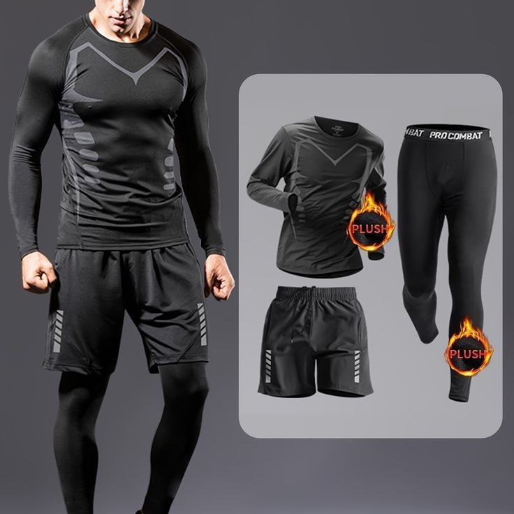 Three-piece suit Fitness  بدلة رياضية مكونة من 3 قطع