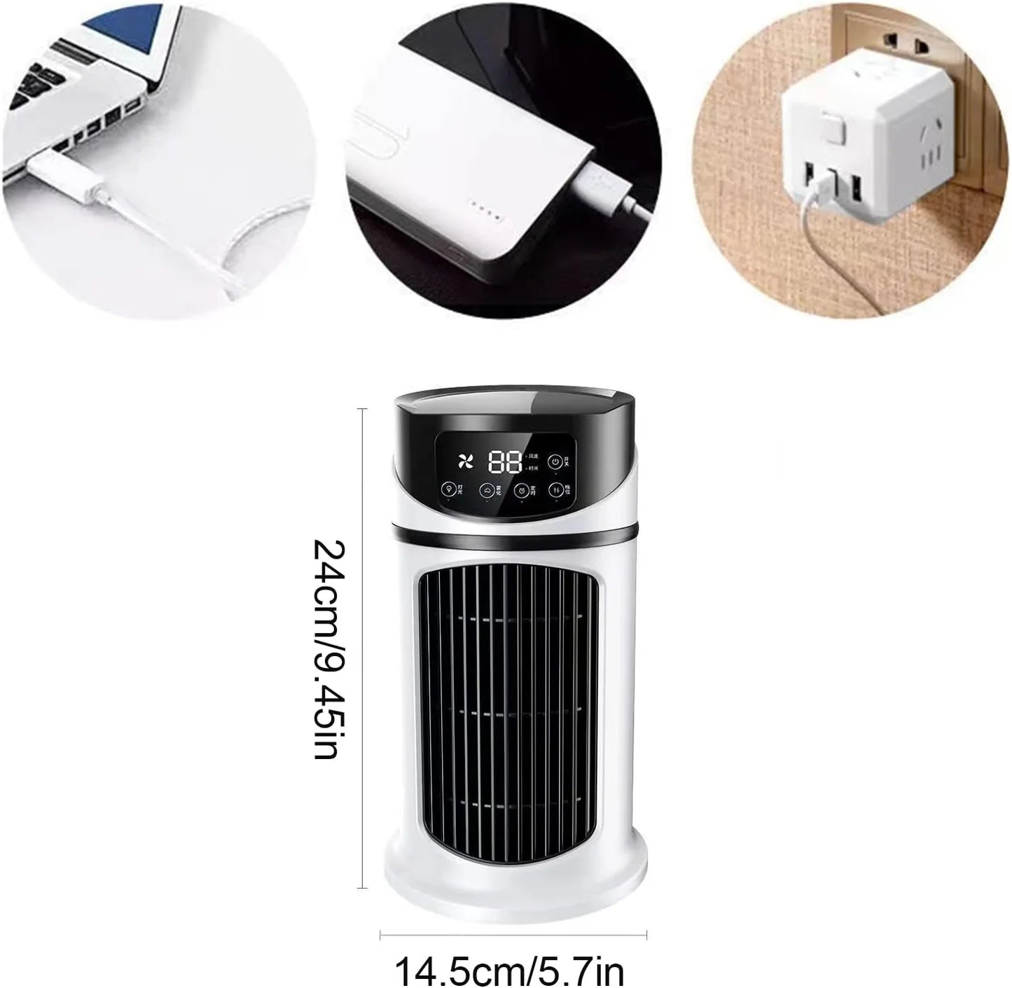 S10 Mini Climatiseur portable personnel مكيف هواء تبخيري شخصي صغير محمول