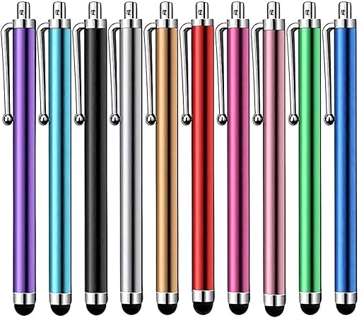 أقلام لمس سعوية عالمية للأجهزة اللوحية Stylets Universels Capacitifs à Écran Tactile pour Tablettes, iPad Mini, iPad Pro, iPad Air, Smartphones