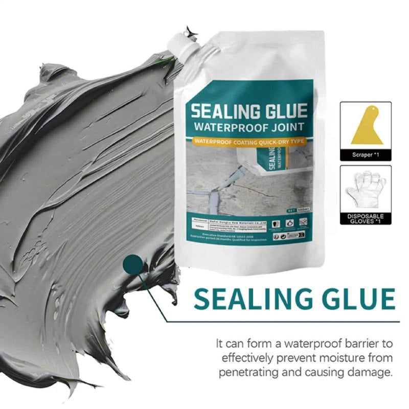معجون إصلاح عازل للماء Mastic de réparation étanche 500ml, calfeutrage pour toiture