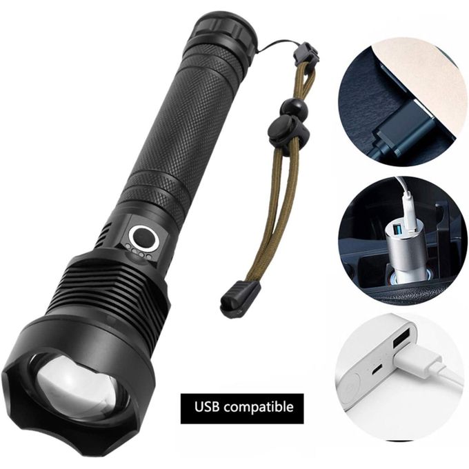 Lampe torche rechargeable ultra-légère P90 مصباح يدوي قابل لإعادة الشحن