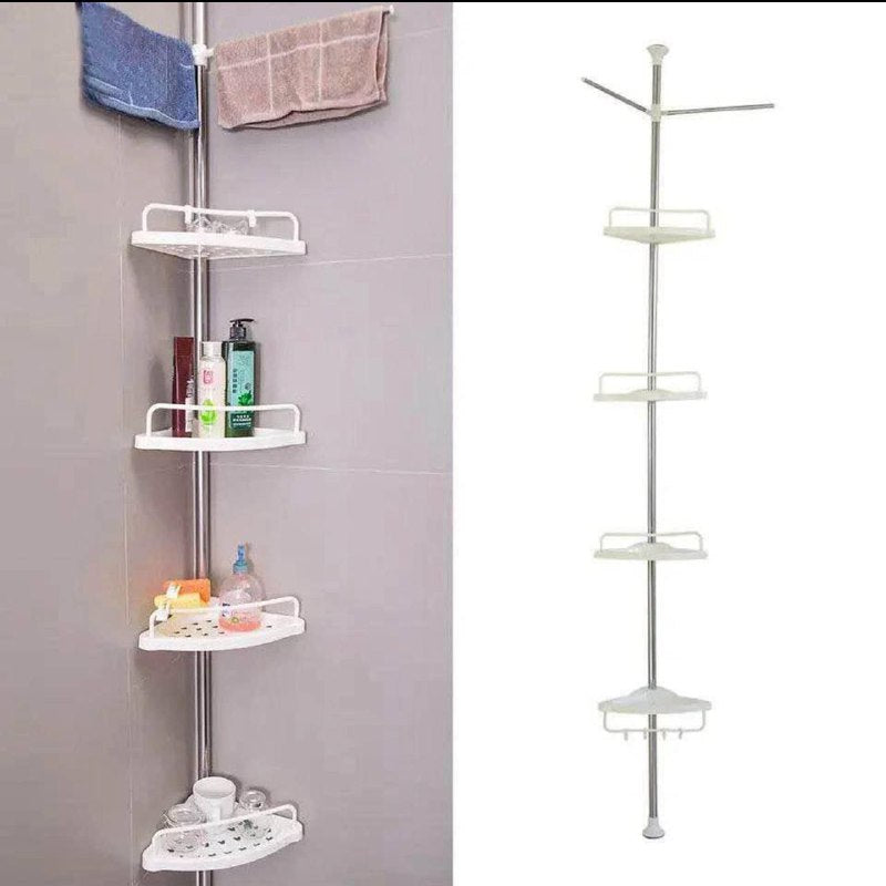 Étagère d'angle de salle de bain à 4niveaux