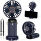 Mini ventilateur portable pliable avec un écran LED مروحة صغيرة محمولة قابلة للطي مزودة بشاشة LED