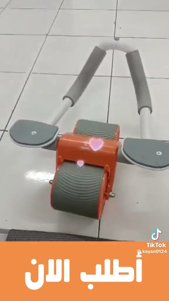 Roue abdominale à rebond automatique عجلة بطن ذاتية الارتداد مع مؤقت ودعم للكوع والركبة