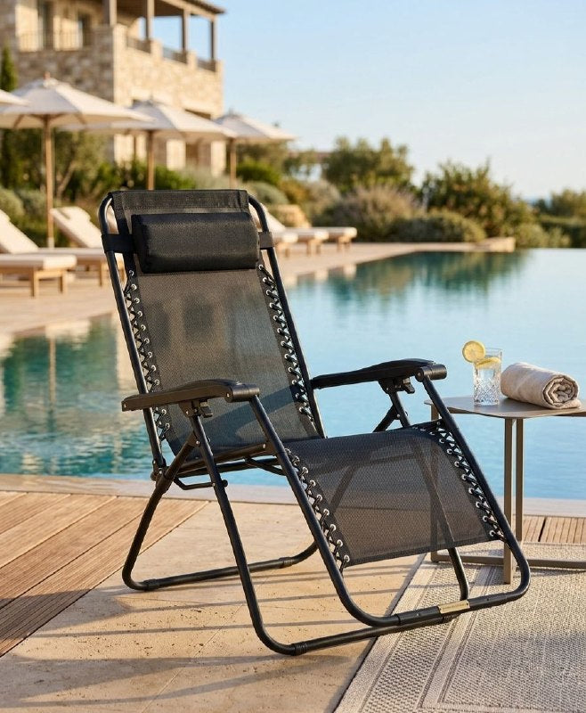 Chaise pliante en tissu كرسي استرخاء كرسي قابل للطي من القماش البديل لكراسي الشاطئ والتخييم الخارجية