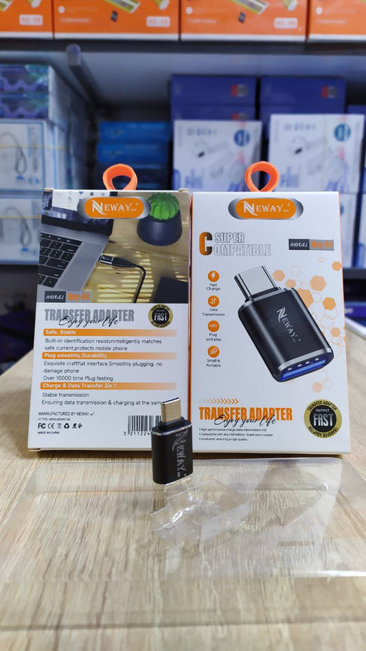 NEWAY Ney-03 Charge et Data Transfer 2in1 Portable Type-C
