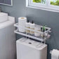 حامل تخزين الحمام على الحائط، بدون حفر Étagère de rangement murale pour salle de bain, sans perçage