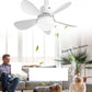 Ventilateur de plafond avec éclairage, télécommande, ampoule, 3 couleurs d'éclairage مروحة سقف مزودة بإضاءة، وجهاز تحكم عن بعد، ومصباح، وثلاثة ألوان إضاءة