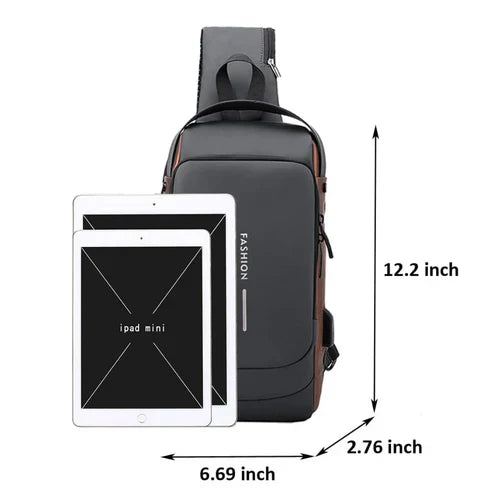 Sac bandoulière urbain et fonctionnel حقيبة كتف حضرية وعملية