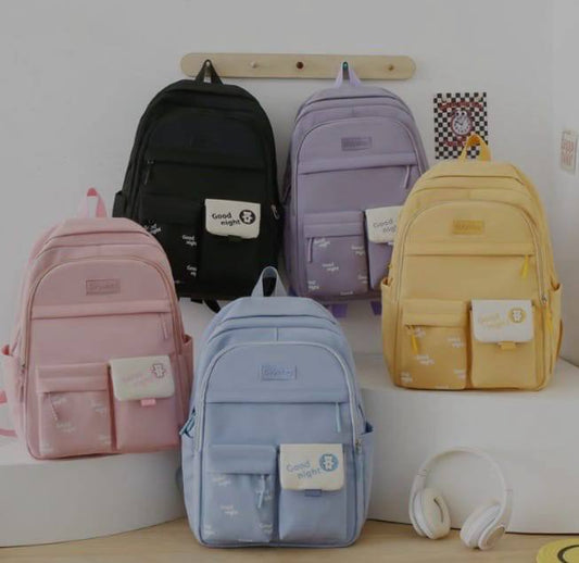 Sac dos scolaire 4pcs