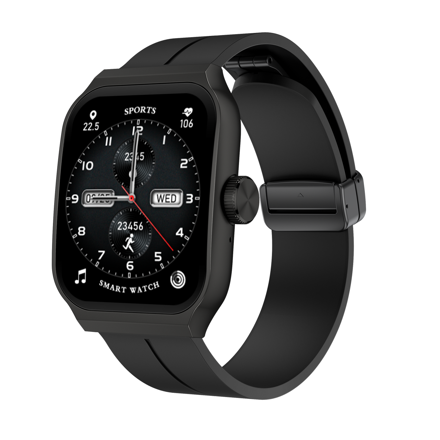 Montre Intelligente Écran Incurvé Appel BT Suivi de Fitness LC09A Fréquence Cardiaque Dynamique Véritable Oxygène Sanguin OV90