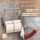 Vacuum suction Cup Double Bar Towel Rack Porte-serviettes à ventouse sous vide