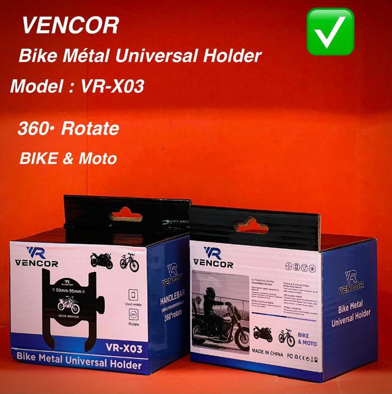 VENCOR Bike Métal Universal Holder VR-X03 Phone Holder