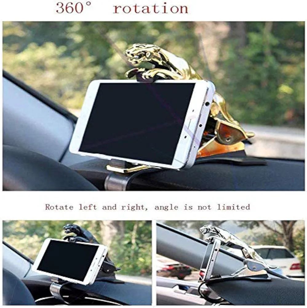 Support mobile TELEPHONE voiture en forme de jaguar حامل هاتف للسيارة على شكل نمر جاكوار