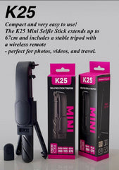 عصا سيلفي وحامل ثلاثي القوائم  مثبت K25 لقطات سلسة وثابتة Stabilisateur K25