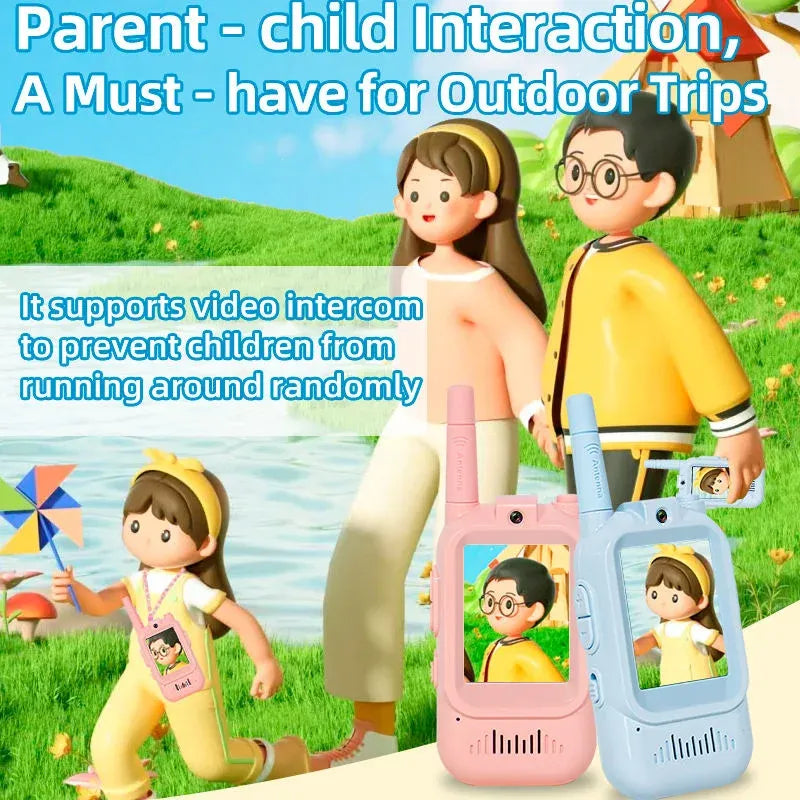 Talkie-Walkie Vidéo pour Enfants عبوة من جهازين لاسلكيين للأطفال