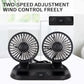 مروحة سيارة برأسين Double-Headed Vehicle Fan Ventilateur de véhicule à double tête