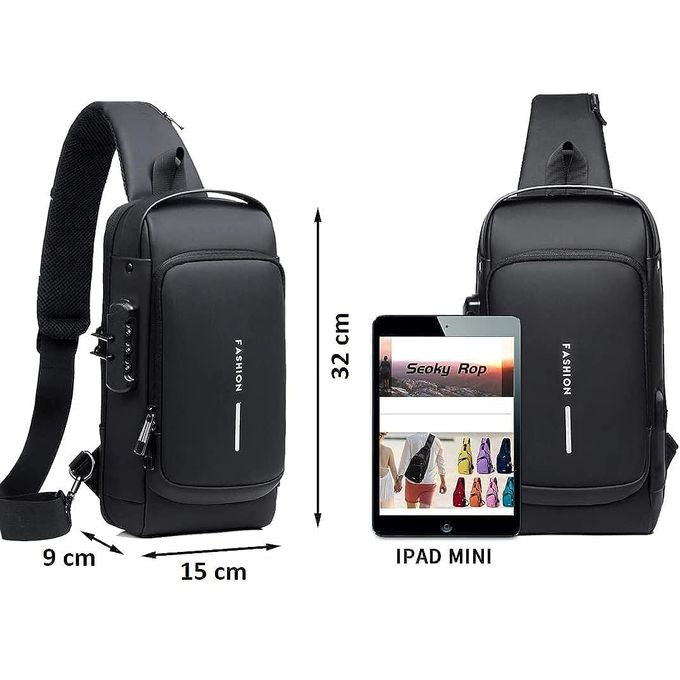 حقيبة صدر، حقيبة كتف، حقيبة كروس بودي للسفر والرياضة، Sac à bandoulière poitrine Fanny Packs bandoulière voyage sport Hommes femmes