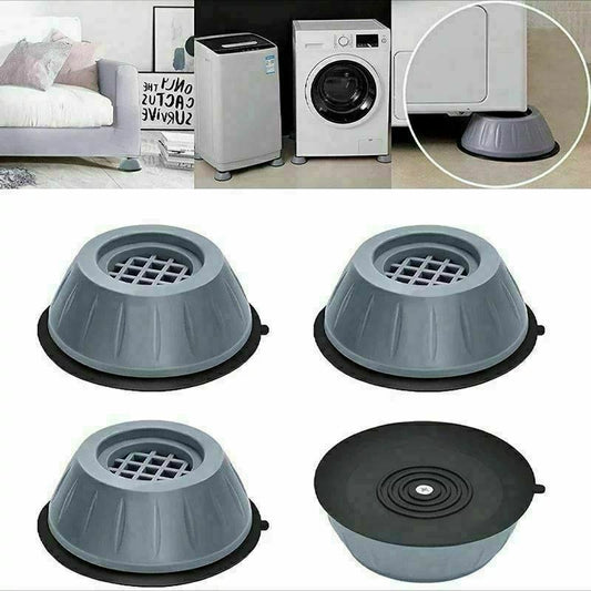 4 قطعة حامل غسالة مضاد للاهتزاز ، وسادات مضادة للاهتزاز 4pcs Support de machine à laver anti-vibration, Tampons antivibration