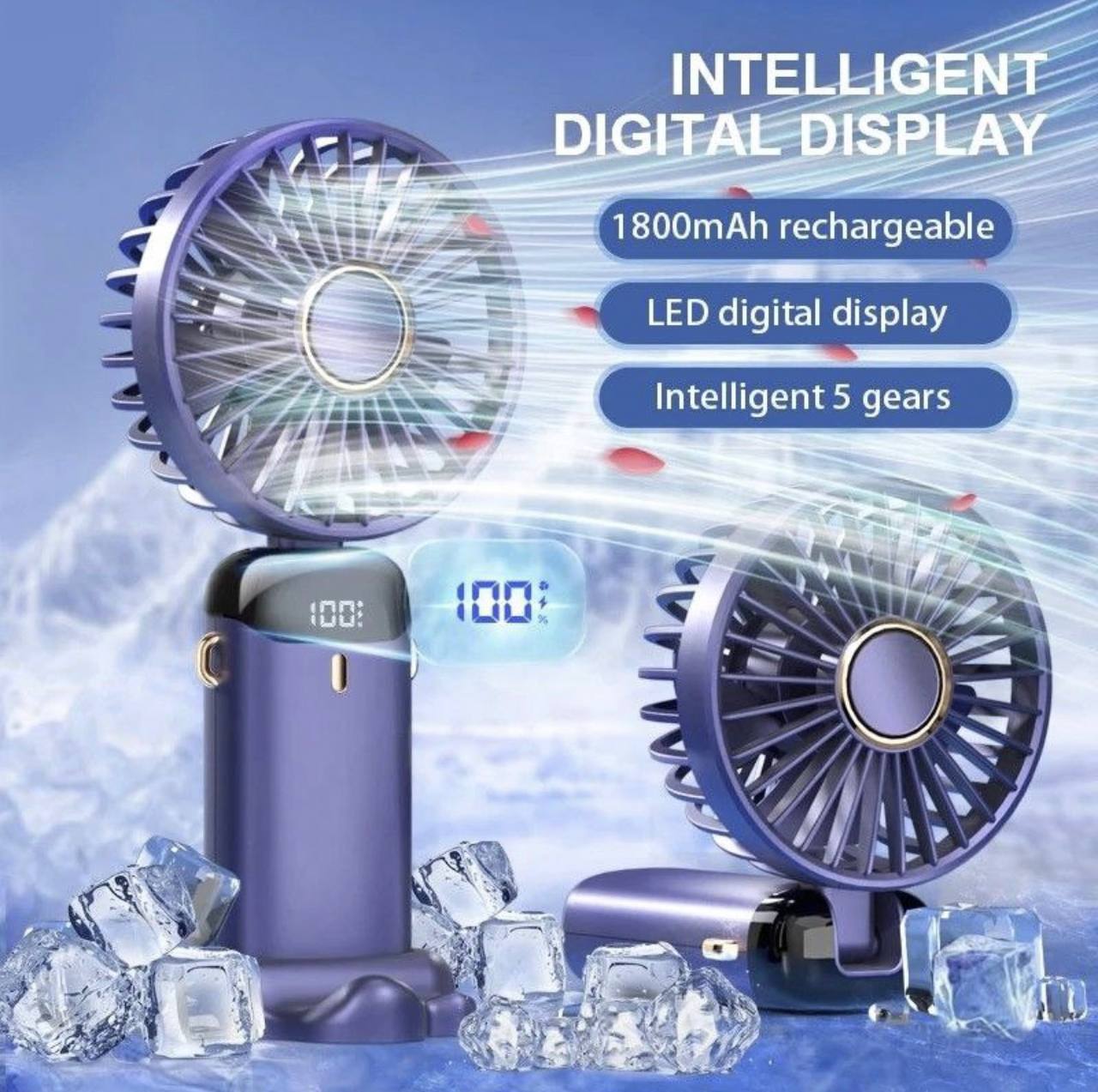 مروحة LED صغيرة الحجم تعمل بمنفذ Ventilateur LED Compact USB