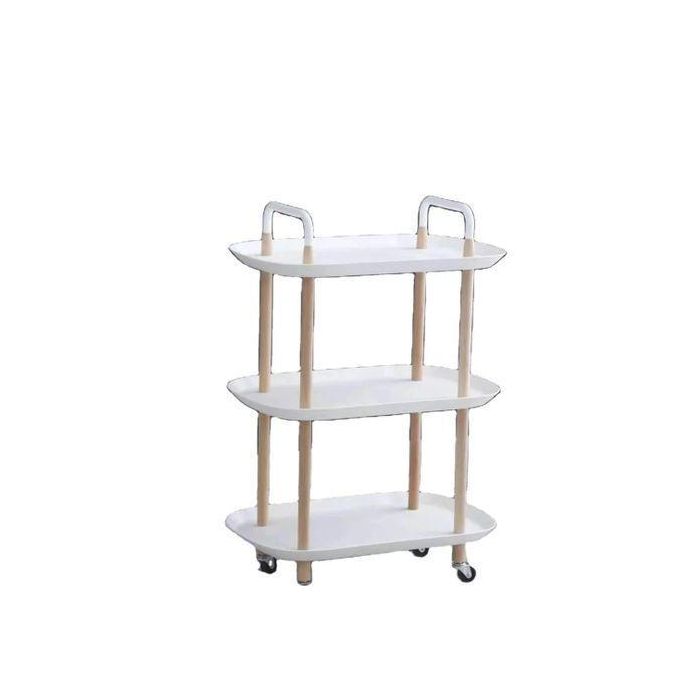 عربة تخزين متعددة الأغراض بعجلات 3 أرفف Chariot de rangement multi-usages à roulettes 3 étagères