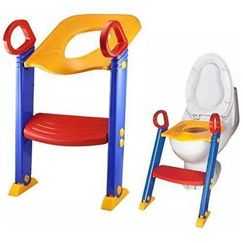 Lightweight Foldable And Portable Baby Toilet Step Stool Ladder  سلم خطوة مرحاض قابلة للطي خفيفة الوزن ومحمولة سلم