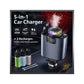 شاحن سيارة 5 في 1 بقوة 45 واط مع كابلات قابلة للسحب Chargeur de Voiture 45W 5-en-1 avec Câbles Rétractables