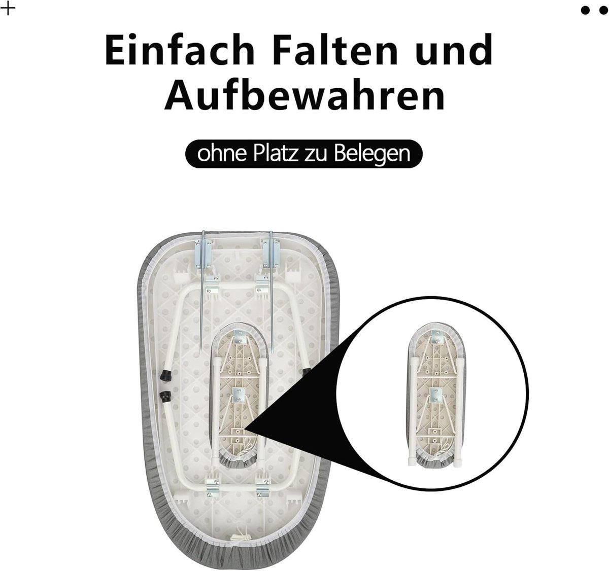 لوح كي مع لوح كي صغير قابل للطي وصغير الحجم