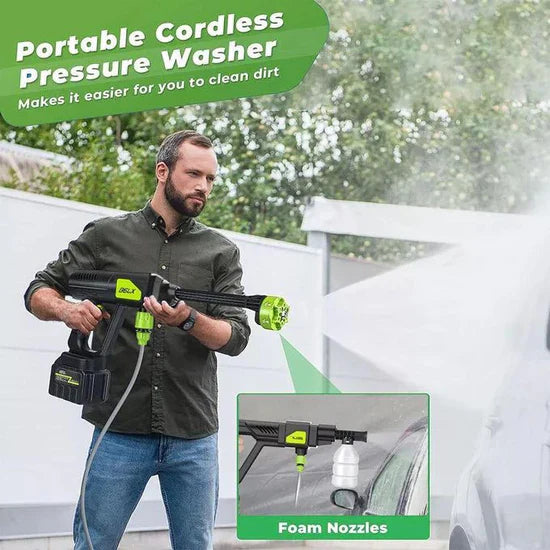 Pistolet de nettoyage haute pression sans fil 6en1 مسدس تنظيف لاسلكي عالي الضغط