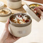 LUNCH BOX Set de boîtes à repas isothermes empilables طقم علب طعام عازلة للحرارة وقابلة للتكديس