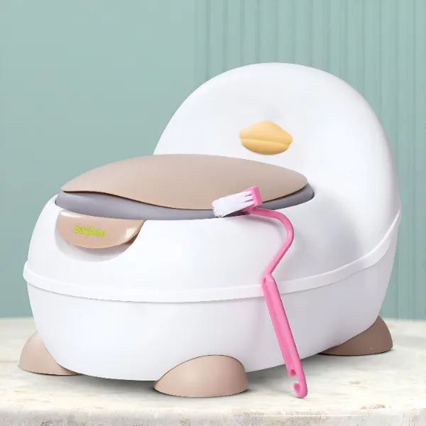 مرحاض تدريبي محمول على شكل بطة للأطفال الصغار Toilette d'Apprentissage en Forme de Canard pour Jeunes
