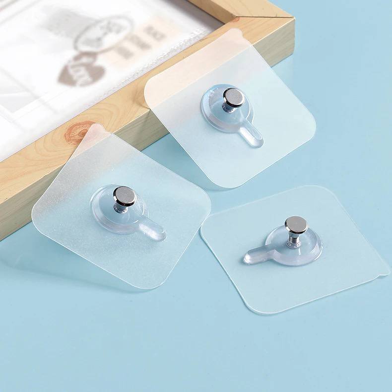 اصق جداري مقاوم للماء بدون مسامير ولا يترك أثر حفر Adhésif à vis pour crochet mural sans clous étanche sans trace de perçage