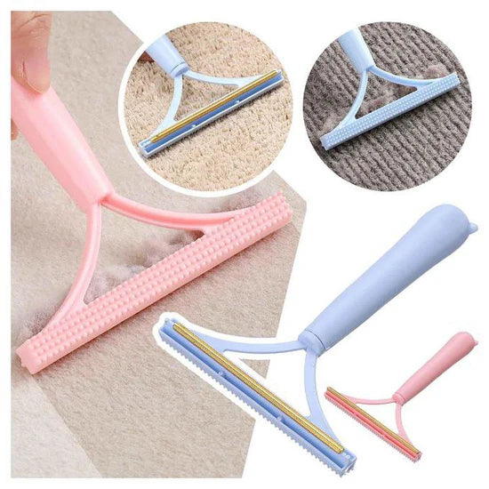 فرشاة تنظيف مزدوجة الرأس لإزالة الشعر Brosse d'épilation double tête, épilateur doux pour les vêtements, épilateur