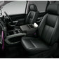 وسادة مسند ذراع السيارة الوسطى من الجلد الصناعي حامل هاتف مدمج وحاملات أكواب Coussin d’accoudoir central pour voiture en simili cuir