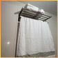 رف مناشف، رف حمام، رف مناشف من الفولاذ المقاوم للصدأ للحمام Porte-Serviettes, Étagère De Salle De Bain Étagère À Serviette en Acier Inoxydable