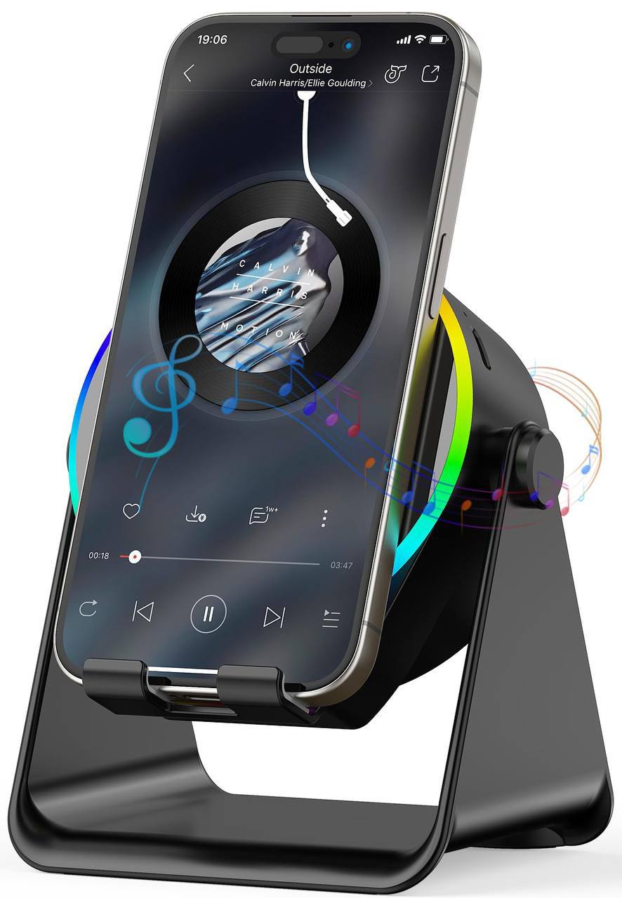 شحن لاسلكي سريع بقوة 15 واط Fast wireless charging Recharge sans fil rapide 15 W