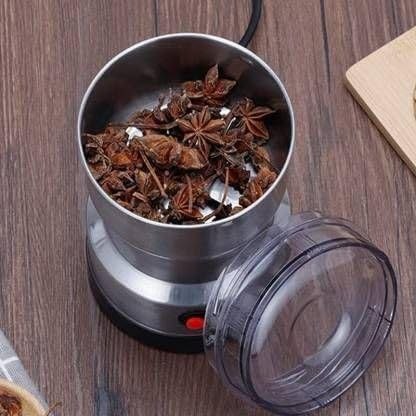 Moulin à café et épices électrique multifonctionnel en acier مطحنة كهربائية متعددة الوظائف للقهوة والتوابل مصنوعة من الفولاذ المقاوم للصدأ