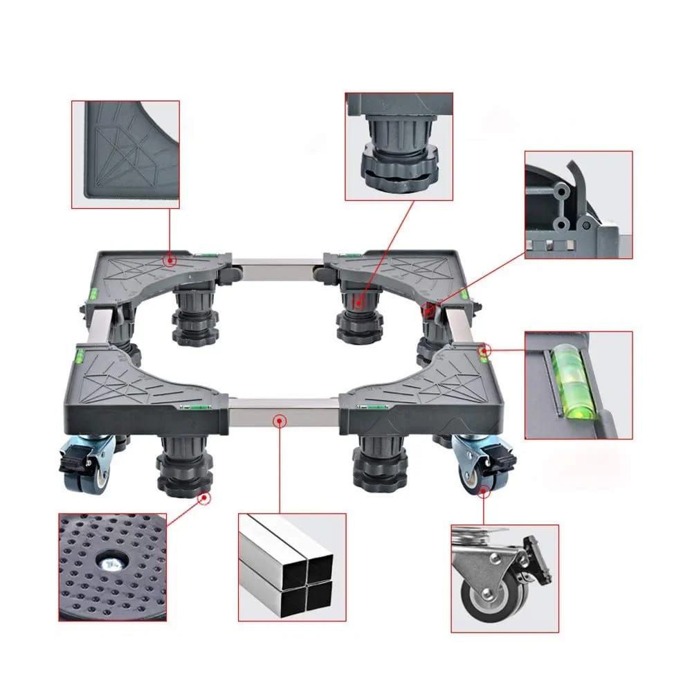 Socle ou support réglable pour appareils électroménagers قاعدة أو دعامة قابلة للتعديل للأجهزة المنزلية