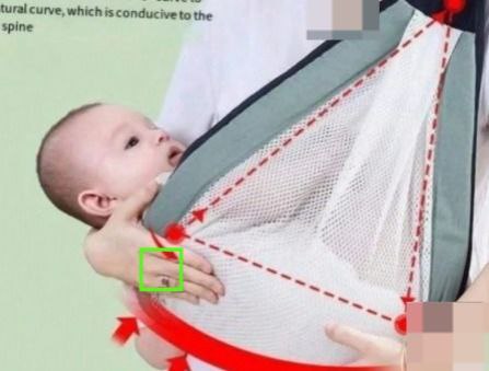 Porte-bébés pour nouveau nés Echarpe respirant حاملة أطفال حديثي الولادة قابلة للتهوية