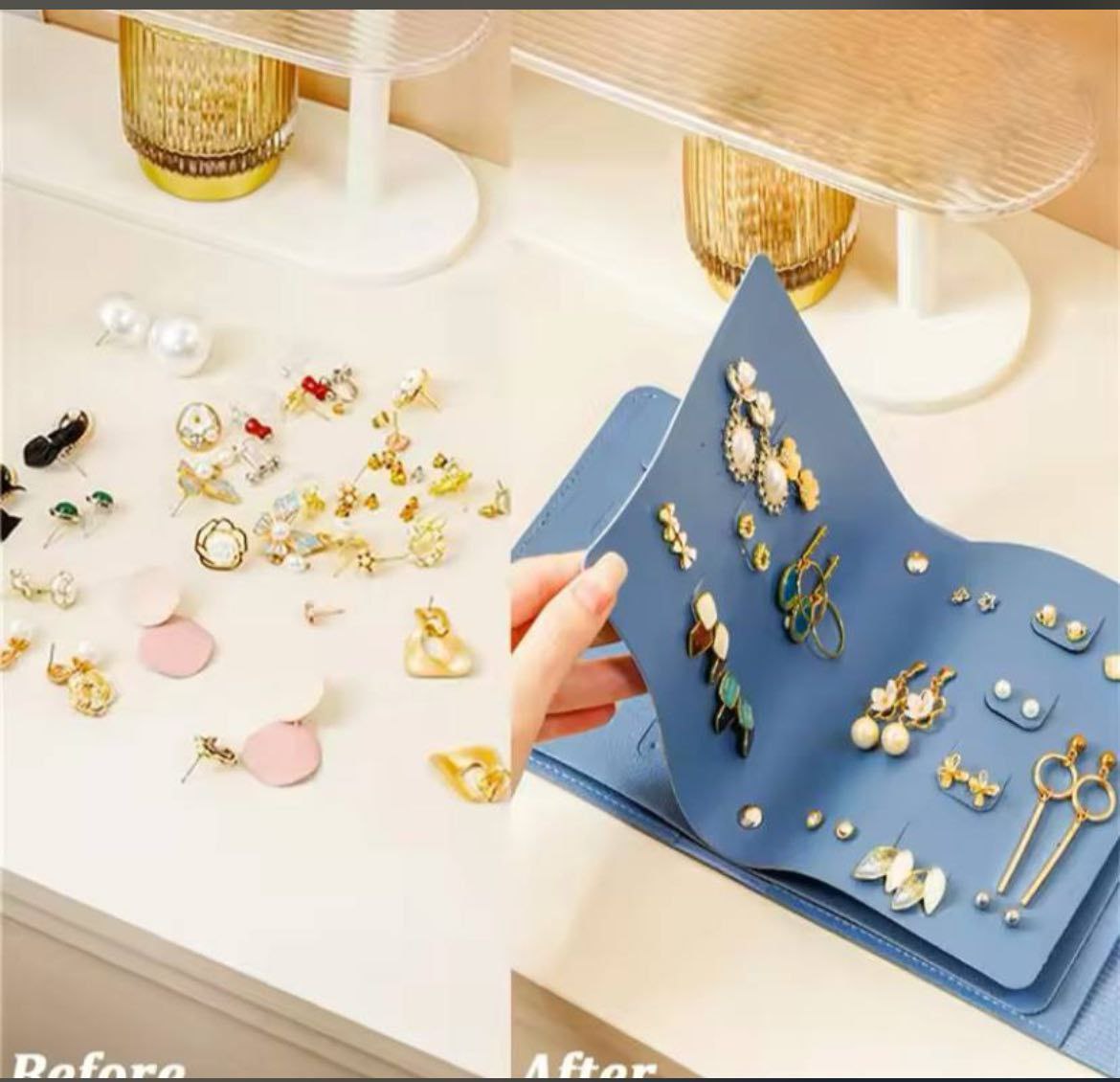 Sac de Rangement pour Bijoux حقيبة محفظة تخزين المجوهرات