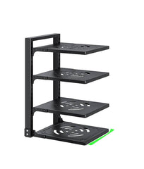 Organiseur de Placard à 4 Niveaux sous évier de Rangement en Acier au Carbone pour Cuisine