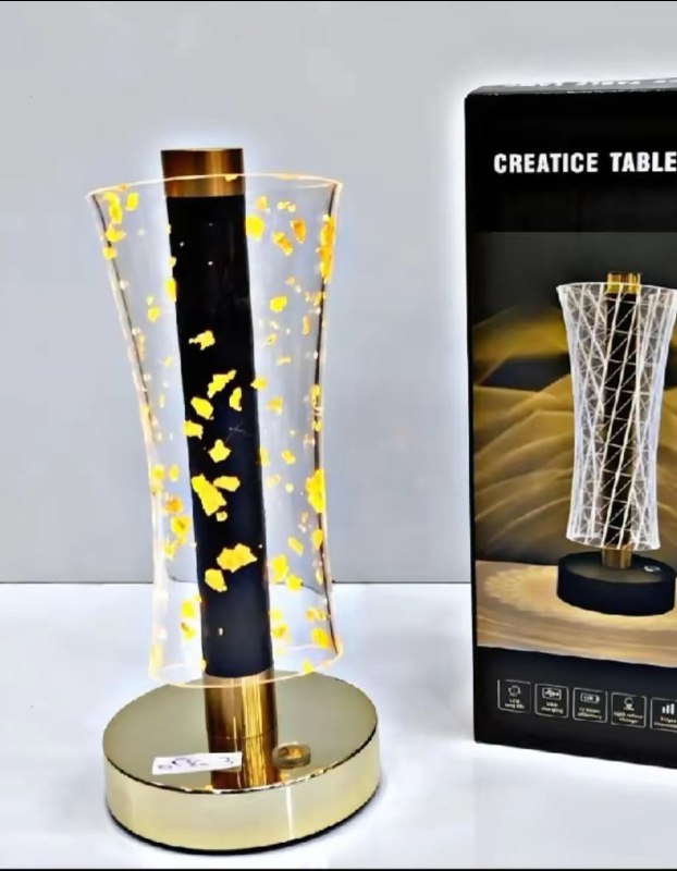Abat jour cristal veilleuse creatice table lamp