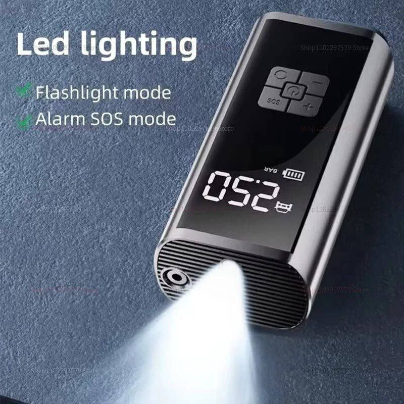 ضاغط هواء محمول قابل للشحن لإطارات السيارة 12V، 150