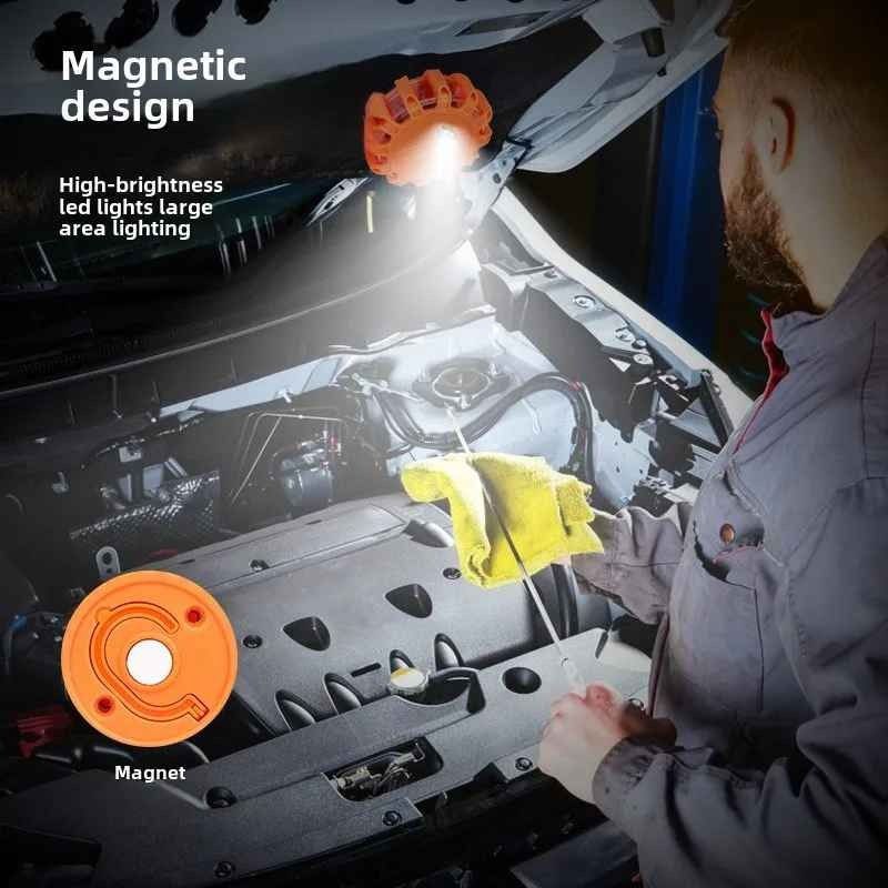 Eclairage LED rotatif à 360 degrés, 9 Modes, lampe d'avertissement pour voiture, éclairage d'extérieur, IP65