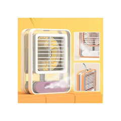 مروحة صغيرة مزودة ببخاخ رذاذ، وإضاءة ليلية LED Fan Mini ventilateur avec Brumisateur