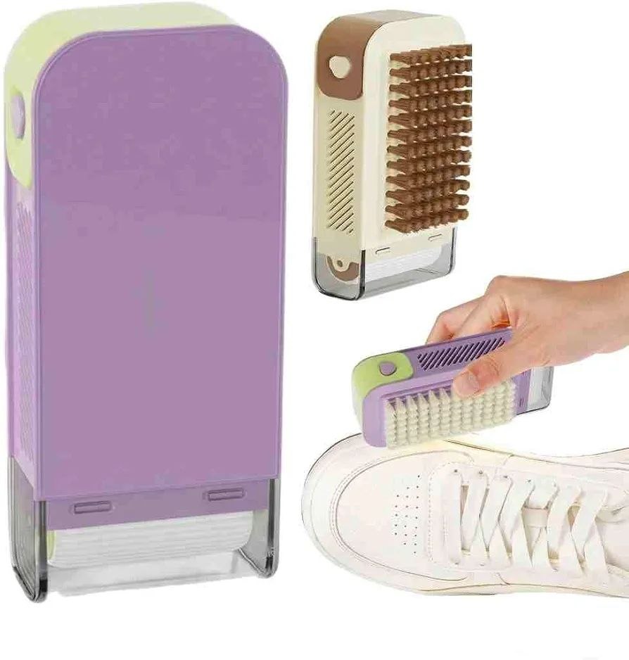 brosse de nettoyage multifonction علبة صابون متعددة الوظائف مع فرشاة مدمجة ورول رغوي