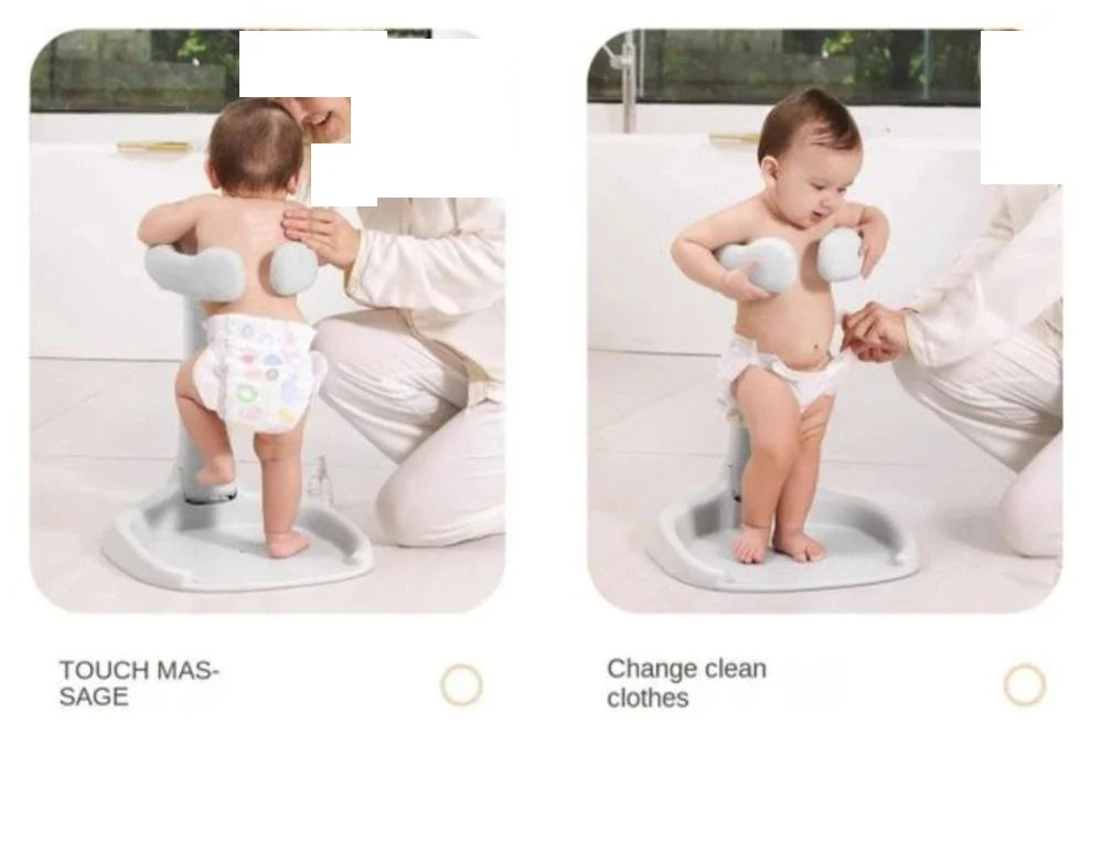 حوض استحمام للأطفال قابل لتعديل الارتفاع، دعامة قابلة للطي support pliable pour nouveau-né