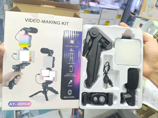 Video making kit Kit de réalisation vidéo مجموعة صنع الفيديو